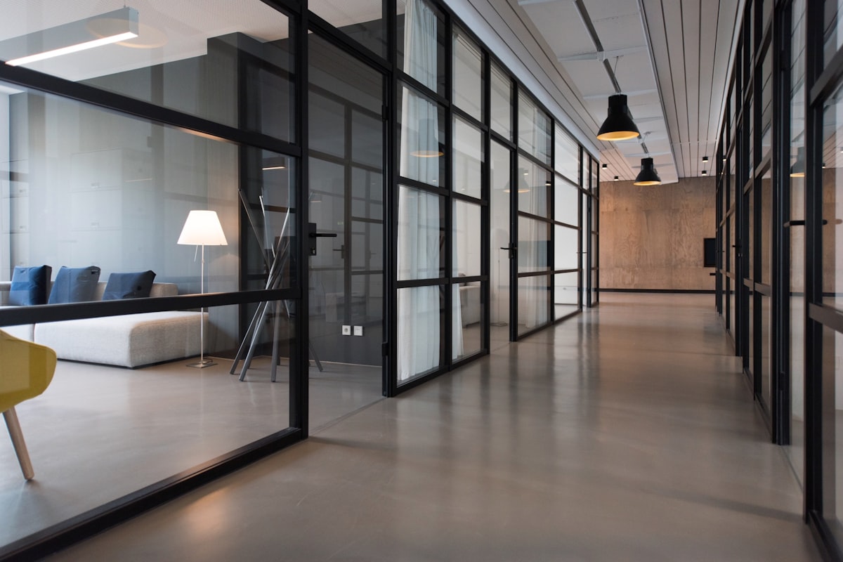Facility management software dashboard
